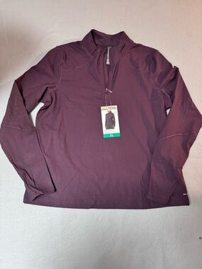 Mondetta Men’s Zip-Up Pullover - Maroon
